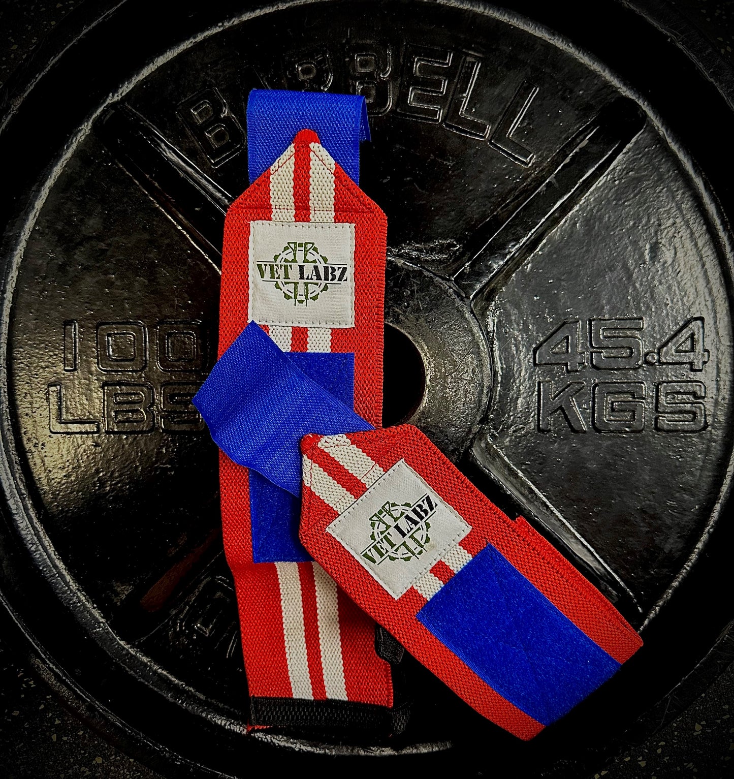 Patriotic wrist wraps